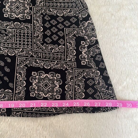 Friday Los Angeles black and white maxi skirt size large - Picture 15 of 16